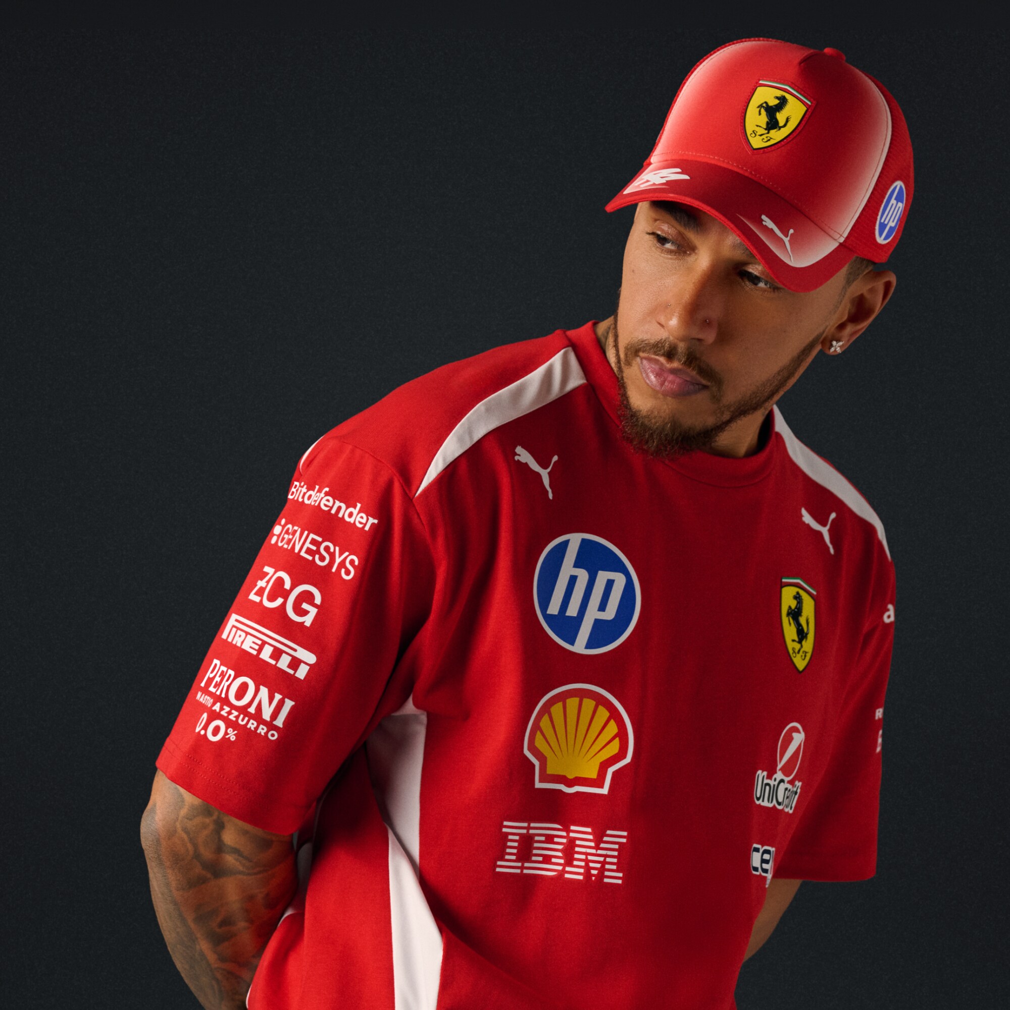 PUMA Scuderia Ferrari Casquette de Baseball - Course Rouge - Unisexe