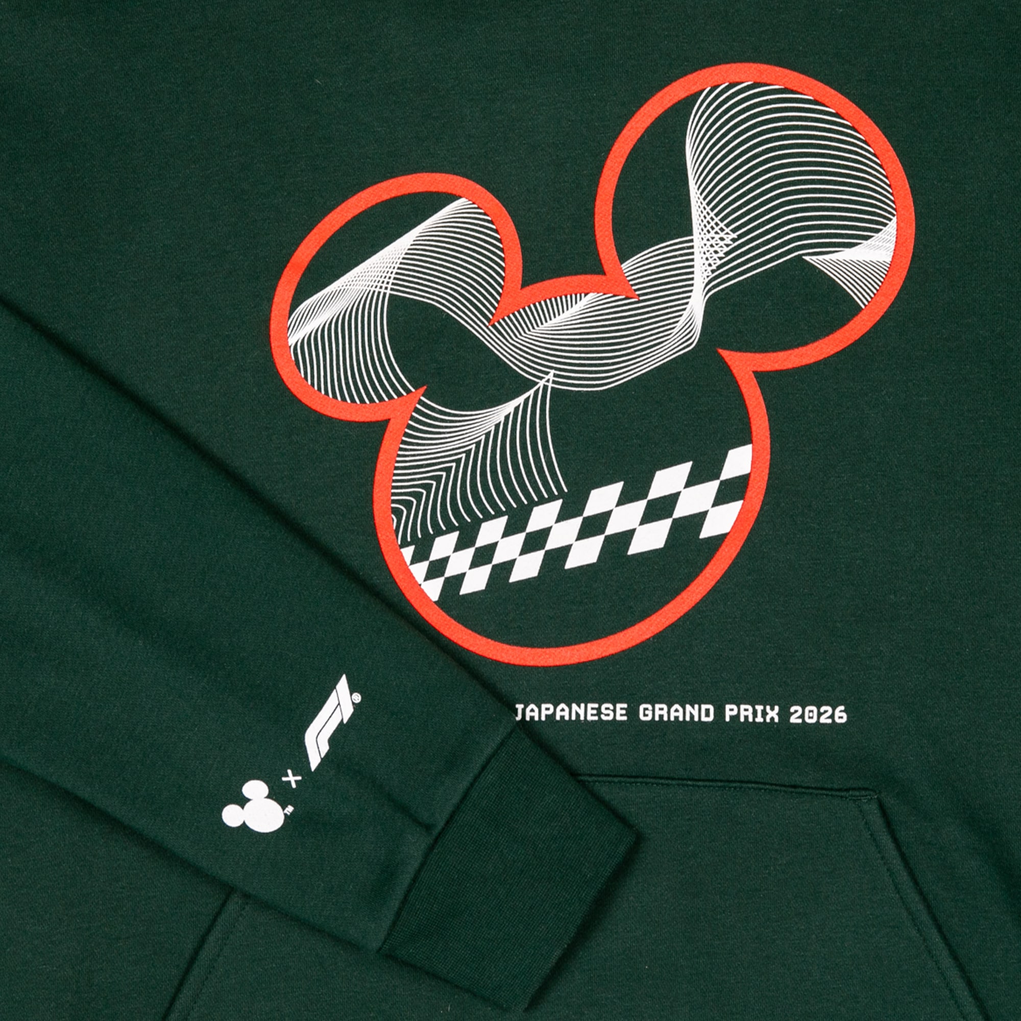 Formula 1 X Disney Special Edition Japan GP Hoodie - Green - Unisex