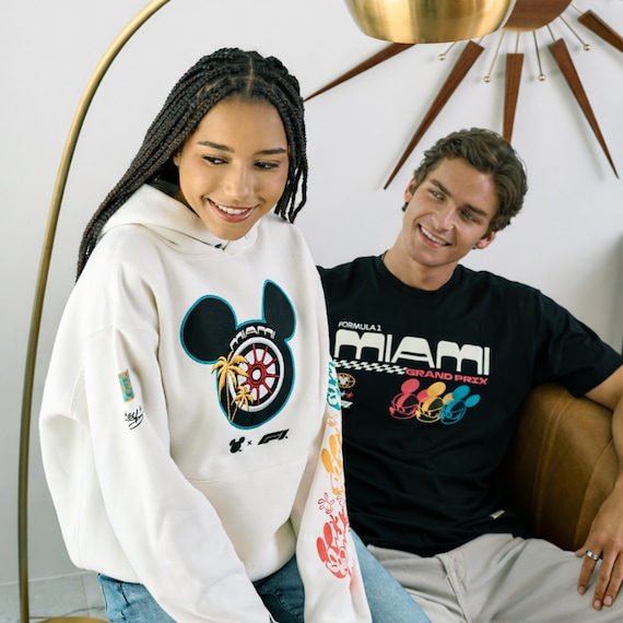 Disney X Formula 1 Special Edition Miami GP T-Shirt - Black - Unisex